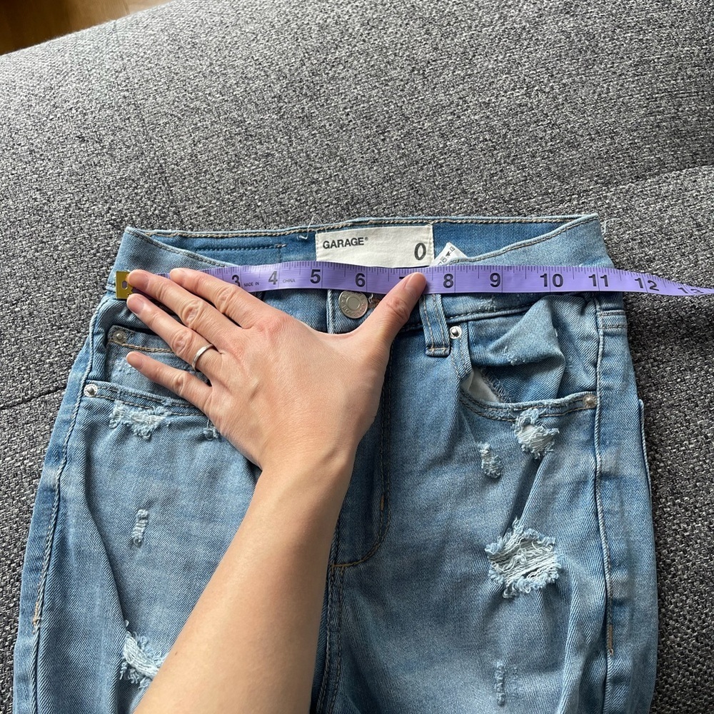 Garage High Waisted distressed jean - Picture 4 of 6
